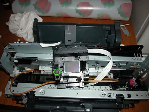Разборка принтера