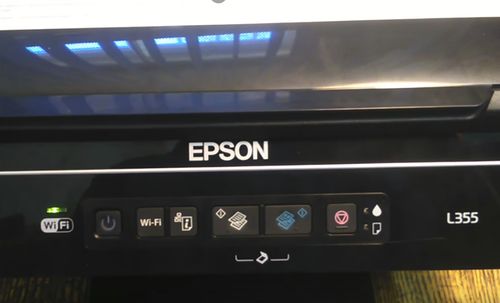 Панель управление принтера Эпсон