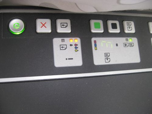 Панель управления принтера