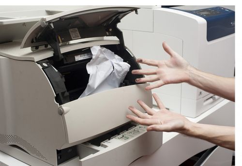 Замятия бумаги в принтере