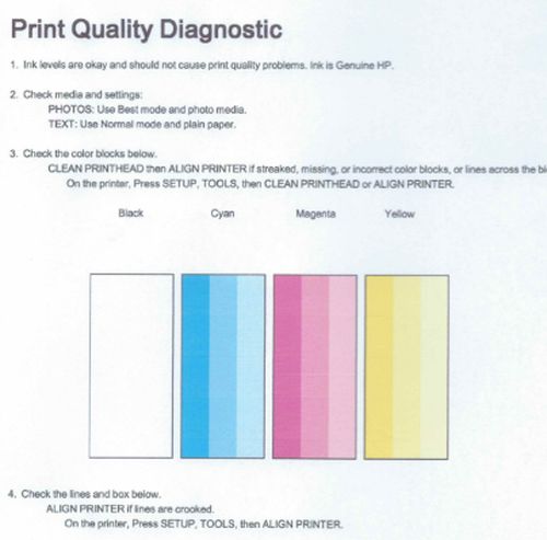Инструкция по проверке печати принтера