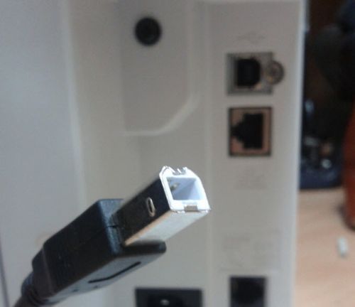 Подключение USB к принтеру