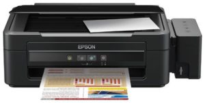 На принтере мигают две лампочки epson r290